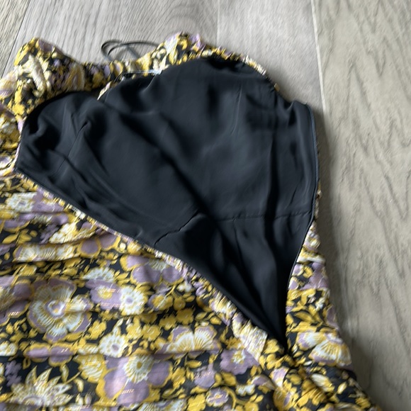 Zara NWT one shoulder mini dress size small B7 - Picture 9 of 15